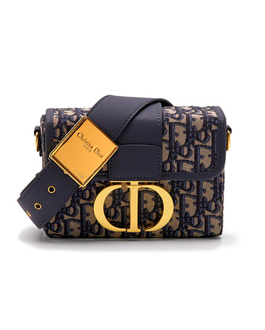 Dior 30 Montaigne Bag Blue Beige M9208UKFG-M110