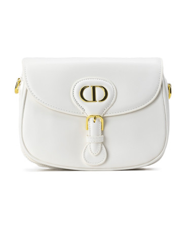 Dior Bobby Bag White Smooth Skin M2536RDFC-D230
