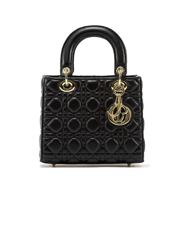 Сумка Christian D-Lite Big Black Leather S250300522-8LL