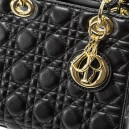 Сумка Christian D-Lite Big Black Leather S250300522-8LL