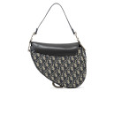 Сумка Saddle Bag Blue Oblique Jacquard and Smooth Calfskin M0455SMSM-M196