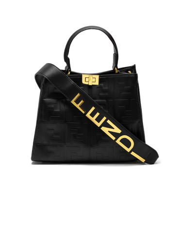 Сумка Fendi Black Leather Large Iconic Essentially Peekaboo Top Hand 8BN335ABVEF0FUT