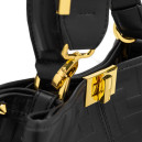 Сумка Black Leather Large Iconic Essentially Peekaboo Top Hand 8BN335ABVEF0FUT