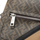 Рюкзак Chiodo Small Diagonal Brown FF Canvas Backpack 7VZ077A9XSF1IKC