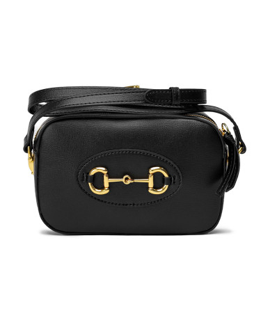 Сумка Horsebit 1955 Small Shoulder Bag Black 702806 IRT7F 2280