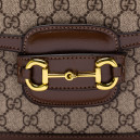 Сумка Horsebit 1955 Shoulder Bag Grey Brown 259635 21DTC 6390