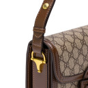 Сумка Horsebit 1955 Shoulder Bag Grey Brown 259635 21DTC 6390