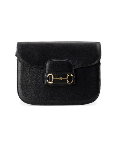 Сумка Gucci Horsebit 1955 Large Bag Black 446622 BLKGG 1060