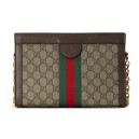 Сумка Ophidia Small Shoulder Bag Brown Beige 448514 MNMGR 2517