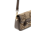 Сумка Horsebit 1955 Textile Mini Bag Brown Beige 446622 BLKCD 2015