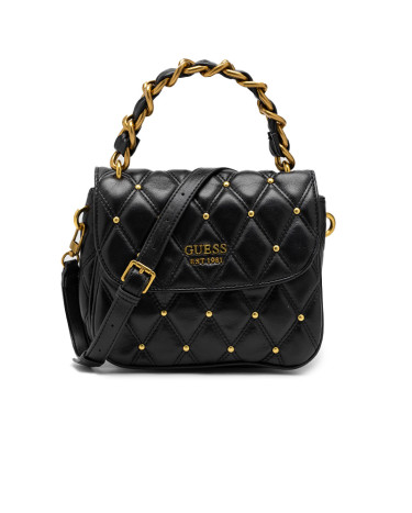 Guess Triana Flap Shoulder Bag Black HWQS8553190