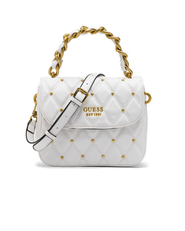 Guess Triana Flap Shoulder Bag White HWQS8553191