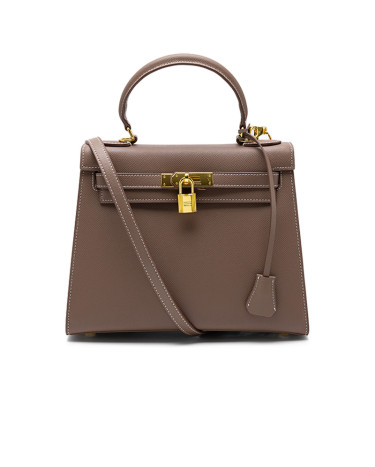 Hermes Kelly Bag 25 Grey Gold TBJ30IO56