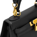 Сумка Kelly 25 Black Gold TBJ30IO58