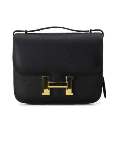 Сумка Hermes Constance 18 Epsom Calf Black Gold 947610
