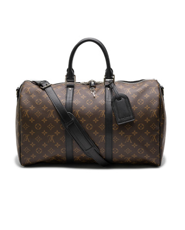 Keepall Bag Bandouliere 45 Brown Canvas 72896640