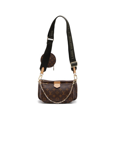 Сумка Multi Pochette Brown Green 89580295