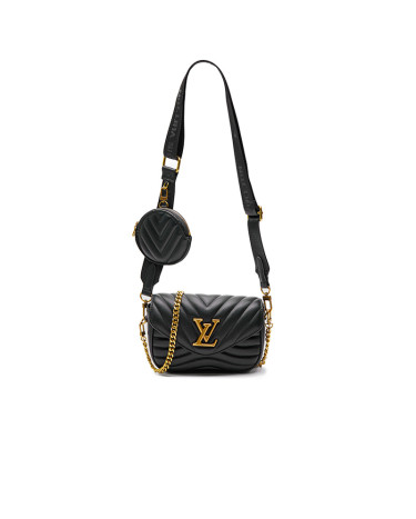 Сумка Louis Vuitton New Wave Multi Pochette Bag Black Gold 89555350