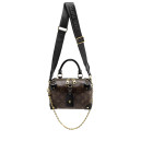 Сумка Monogram Petite Malle Souple Canvas Shoulder Bag Brown Black 81216980