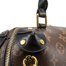 Сумка Monogram Petite Malle Souple Canvas Shoulder Bag Brown Black 81216980