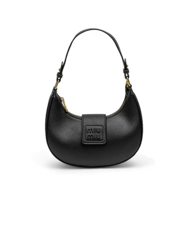 Сумка Miu Miu Leather Hobo Bag Black 5BC125 N88 F1500 W IIQ