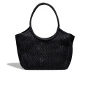 Сумка Raffia And Linen Tote Bag Black 5BC125 E66 F5510 X RER