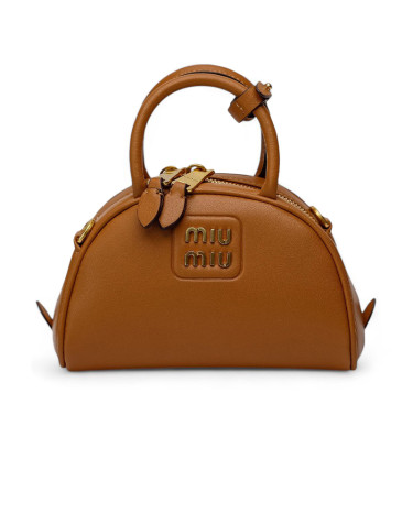 Сумка Miu Miu Leather Top-Handle Bag Brown 5BC125 W77 U9090 T HUH