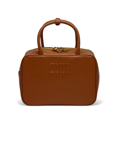 Сумка Miu Miu Leather Top-Handle Bag Brown 5BC125 A70 P6767 Y KIO