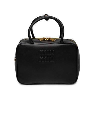 Leather Top-Handle Bag Black Premium 5BC125 A70 P6777 Y KIO