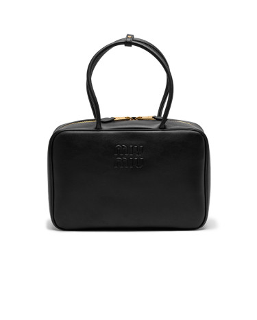 Сумка Miu Miu Black Leather Beau Top-Handle Bag 5BC125 E40 B5542 W SLE