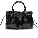 Сумка Black Vitello Lux Leather Gathered Tote 5BC125 Q70 V7474 O BLK
