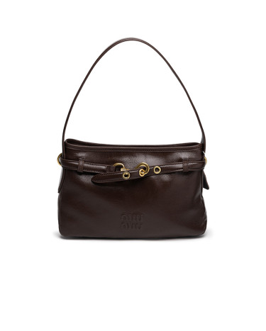 Сумка Miu Miu Aventure Nappa Leather Bag Chocolate 5BC200 X19 P5862 B YRH