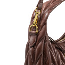 Сумка Wander Matelassé Nappa Leather Mini Hobo Bag Brown 5BC200 W50 I2360 V NAP
