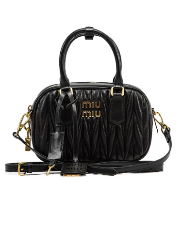 Сумка Miu Miu Arcadie Matelasse Nappa Leather Bag Black 5BC200 W50 I2013 V BLK