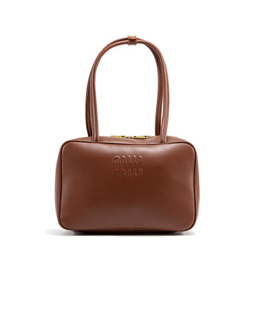 Сумка Miu Miu Brown Leather Beau Top-Handle Bag 5BC125 A70 P6767 Y THB