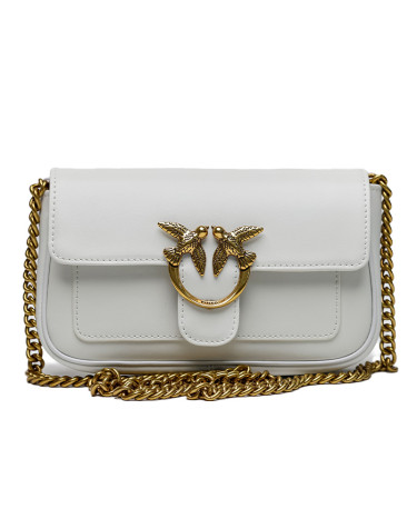 Сумка Love Bag Pocket Simply Cream Antique Gold QP20DDR2U6