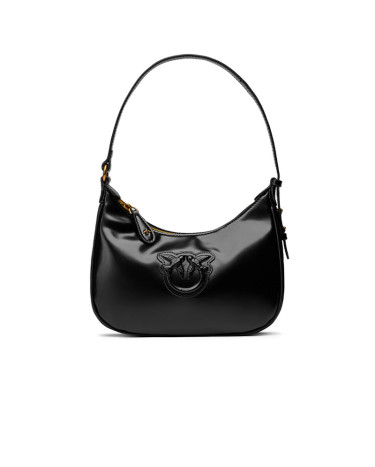 Сумка Half Moon Bag Simply Cream With Leather Black QP26BLK5U8