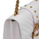 Сумка Mini Love Bag One Simply Puff White Gold QU20WHT7U2