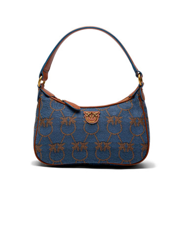 Half Moon Mini Denim Bag JC25BLUR2Y5