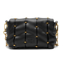 Сумка Black Quilted Leather Love Mini Puff Staples OC21PUF9U7