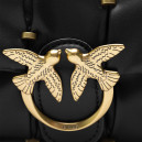 Сумка Black Quilted Leather Love Mini Puff Staples OC21PUF9U7