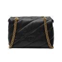 Сумка Black Quilted Leather Love Mini Puff Pins OK22BLO5P8