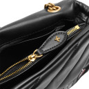 Сумка Black Quilted Leather Love Mini Puff Pins OK22BLO5P8