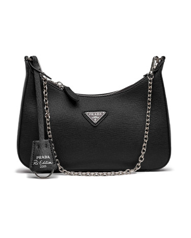 Сумка Prada Re-Edition 2005 Saffiano Leather Bag Black 1BH204-NZV-F0PCL-V-V3M
