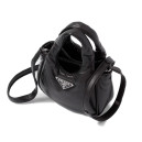 Small Padded Soft Nappa-Leather Bag Black 1BA359-2DYI-F0002-V-OVO