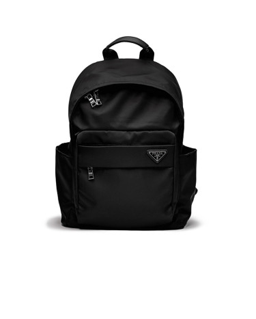 Bag Prada Re-Nylon and Saffiano Leather Backpack Black 1BD780-BKB-H-FG0