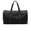 Re-Nylon and Brushed Leather Duffel Bag 1BA433-FJDN-3-BBR
