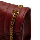 Сумка Envelope Medium In Quilted Grain De Poudre Embossed Leather Burgundy 443050TNU0N4380