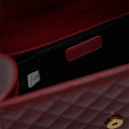 Сумка Envelope Medium In Quilted Grain De Poudre Embossed Leather Burgundy 443050TNU0N4380