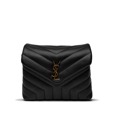 Сумка Yves Saint Laurent Toy LouLou In Quilted Leather Black Gold 443050ZSS2U0023